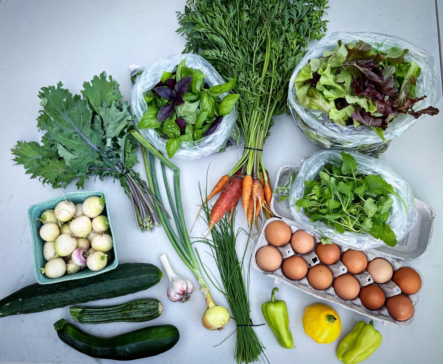 BiWeekly CSA Hyperlocal Produce Box - Spring 2025