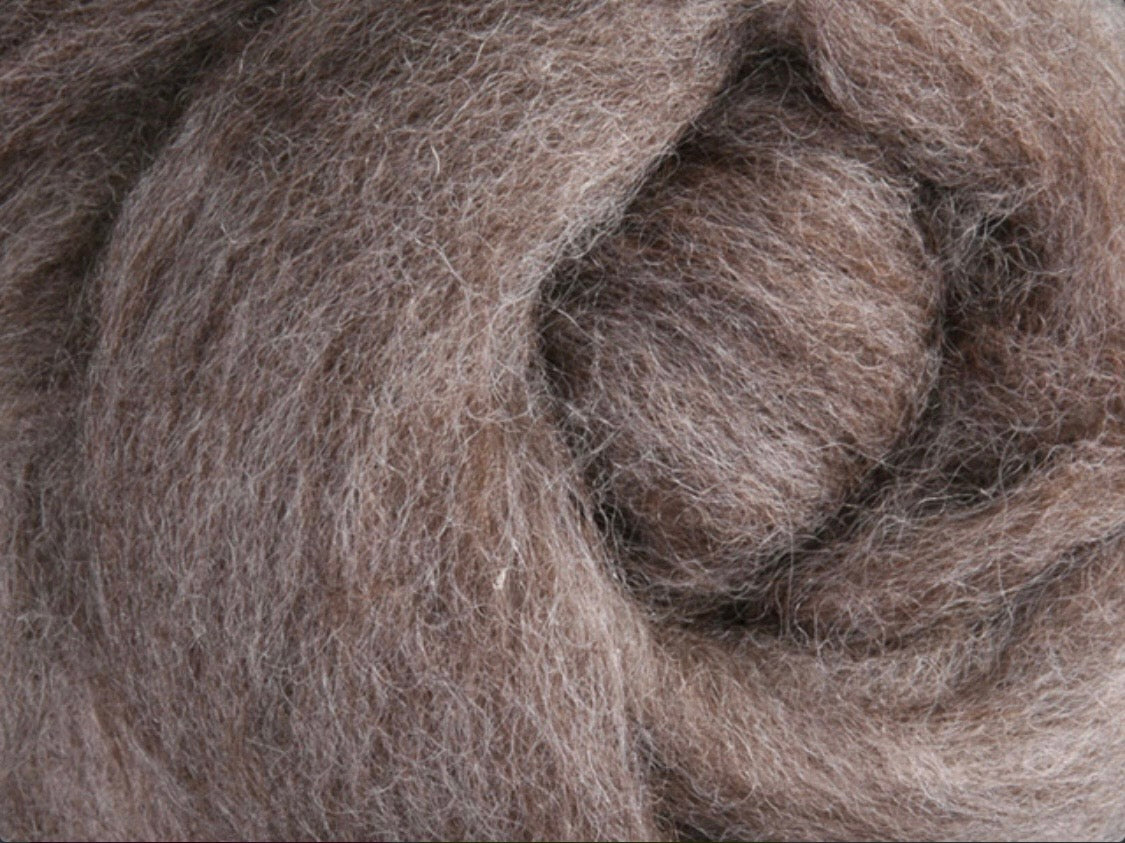 Ashford Merino Sliver, Natural - Medium Brown