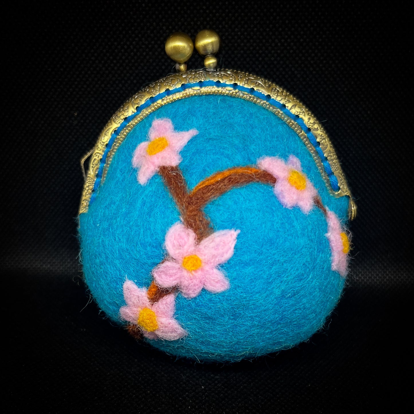 Cherry Blossum Coin Purse