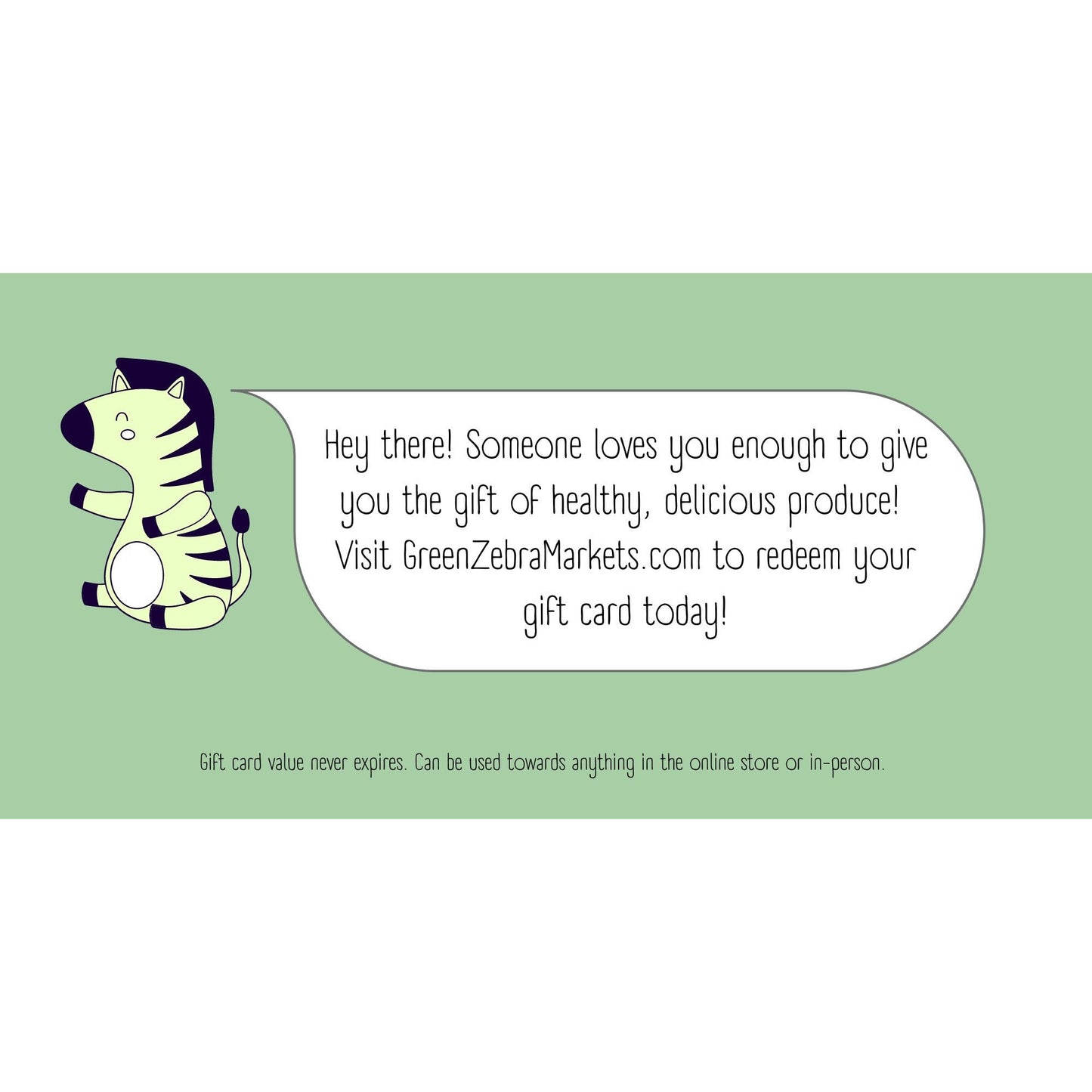 Fried Green Gift Cards | Green Zebra Markets