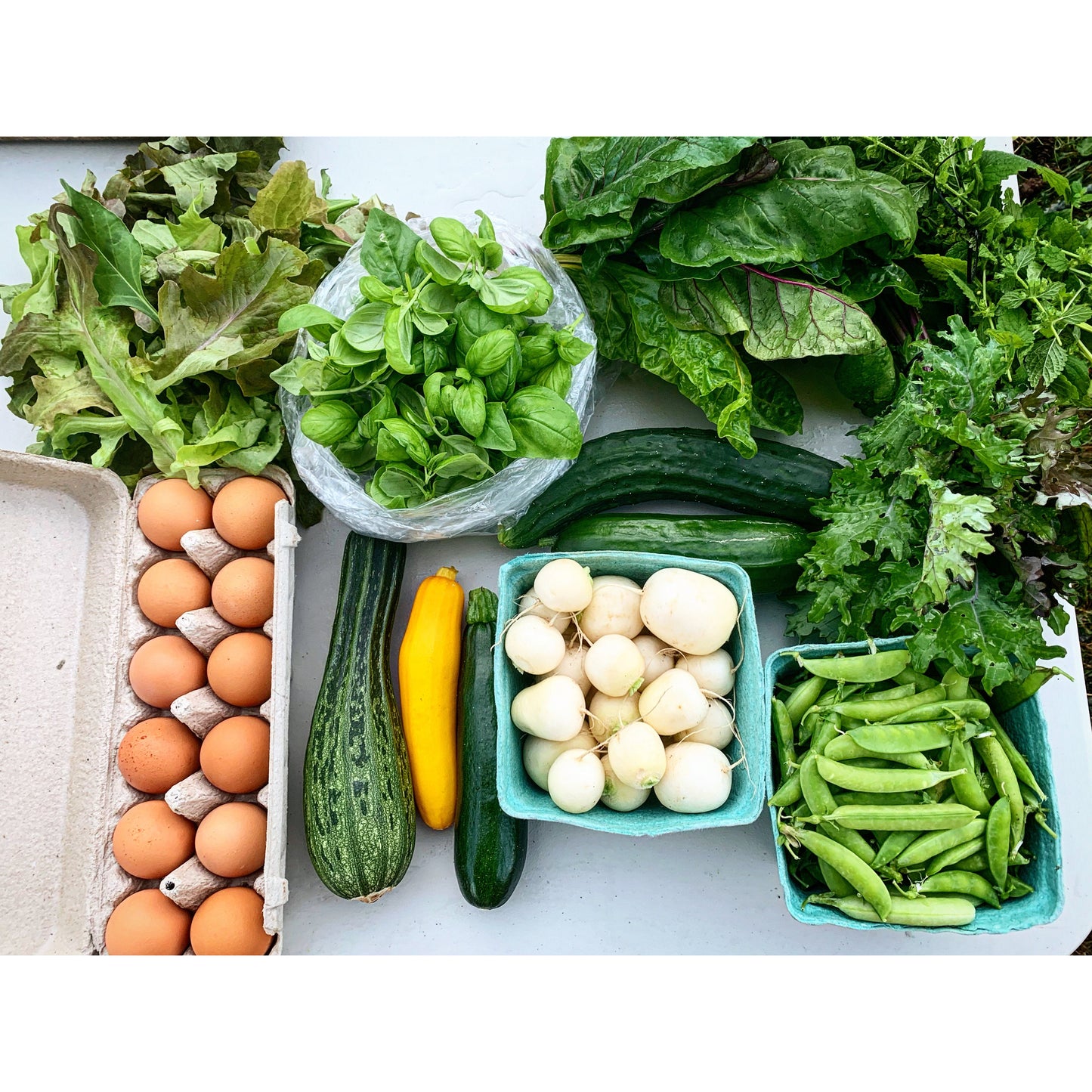 Weekly CSA Hyperlocal Produce Box - Spring 2025