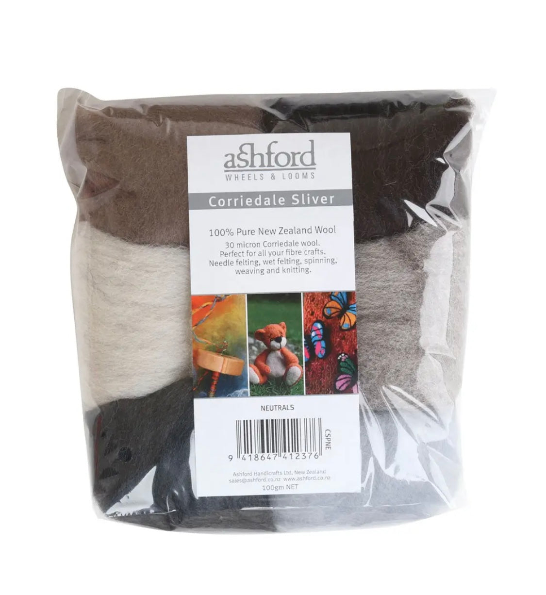 Ashford Corriedale Colour Theme Pack - Neutrals