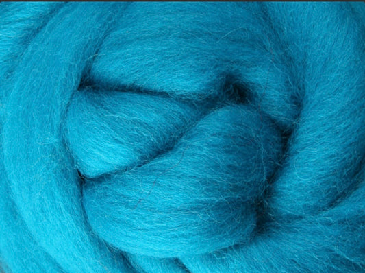 Ashford Corriedale Sliver, Turquoise