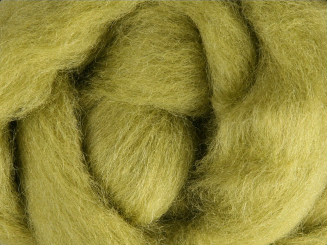 Ashford Merino Sliver, Bean Sprout