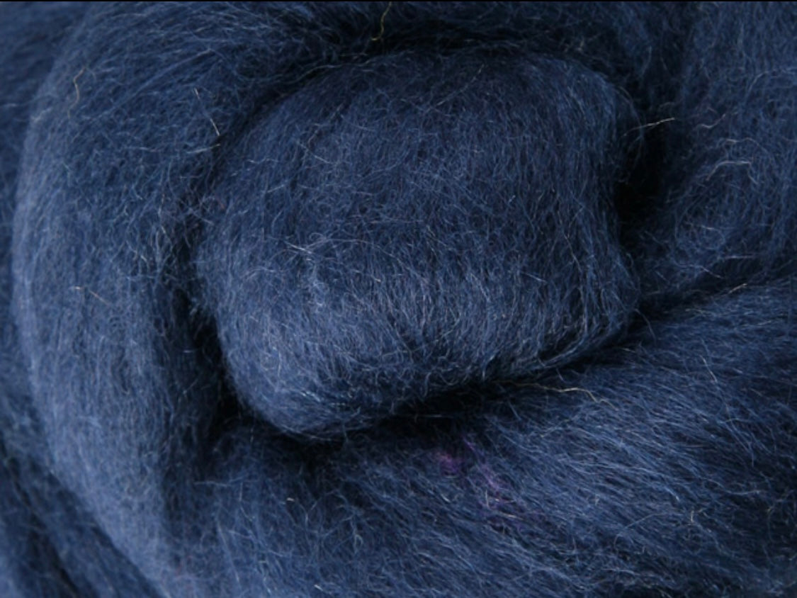 Ashford Corriedale Sliver, Indigo
