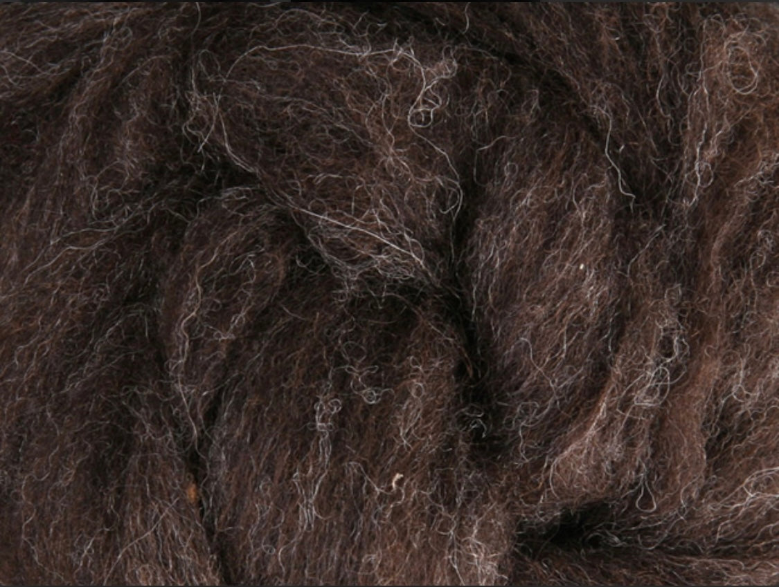 Ashford Corriedale Sliver, Natural - Dark