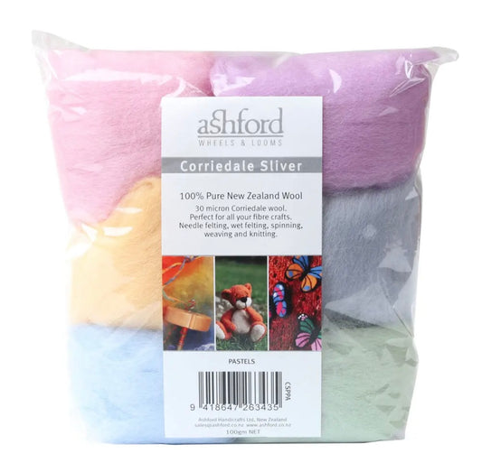 Ashford Corriedale Colour Theme Pack - Pastels