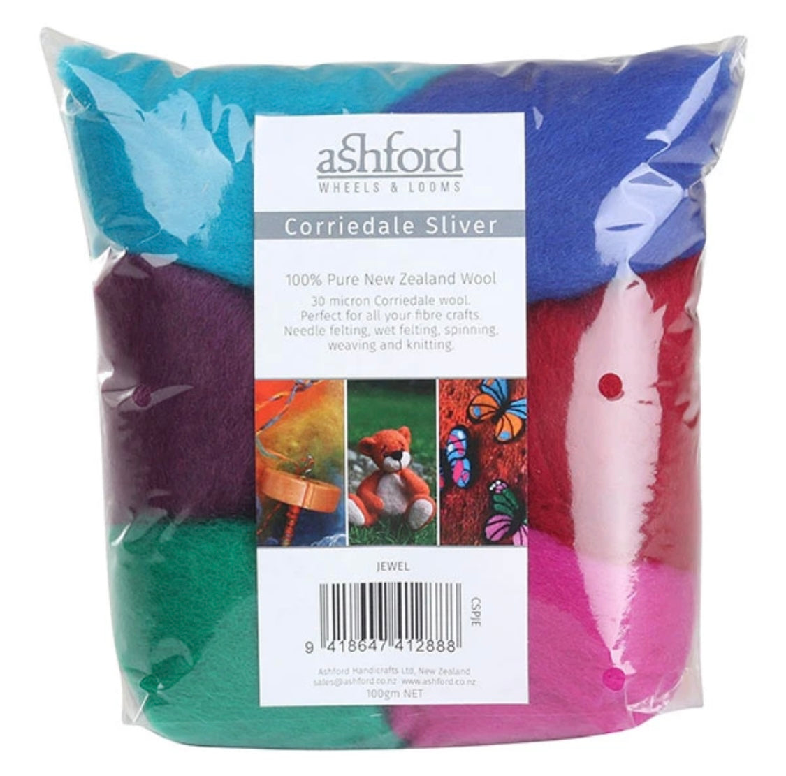 Ashford Corriedale Colour Theme Pack - Jewel