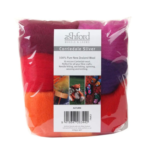 Ashford Corriedale Colour Theme Pack - Autumn