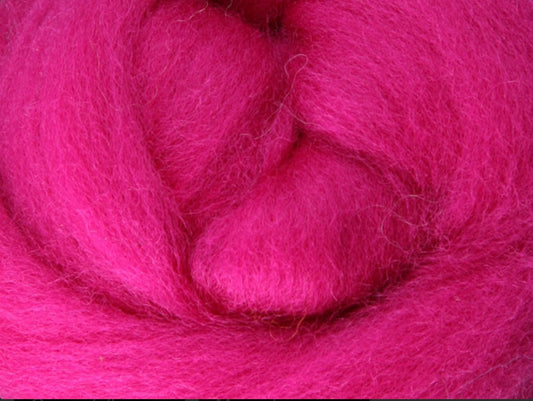 Ashford Corriedale Sliver, Magenta