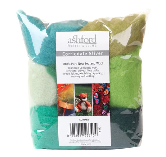 Ashford Corriedale Colour Theme Pack - Summer