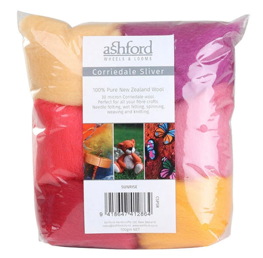 Ashford Corriedale Colour Theme Pack - Sunrise
