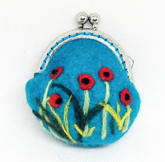Field of Poppies Coin Purse