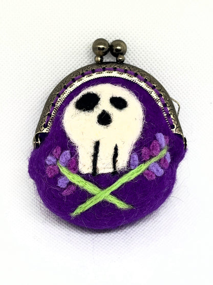 Skull and Crossbones Coin Purse