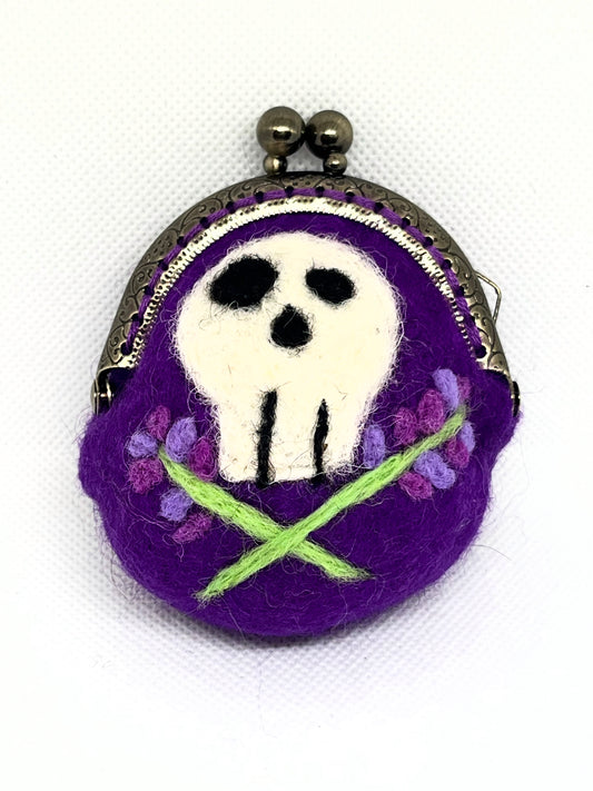 Skull and Crossbones Coin Purse