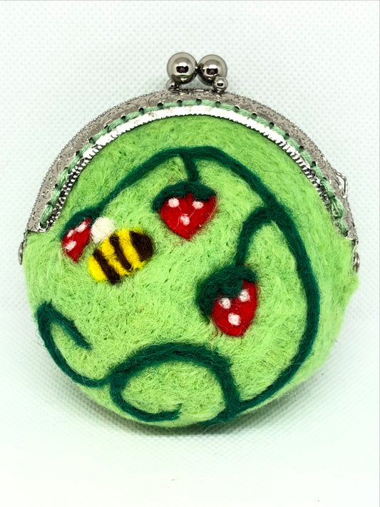 Strawberry Garden Coin Purse